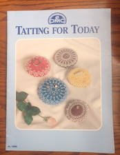 Ancien livre DMC Tatting for Today 1985 n° 15209 - Ornements et colliers