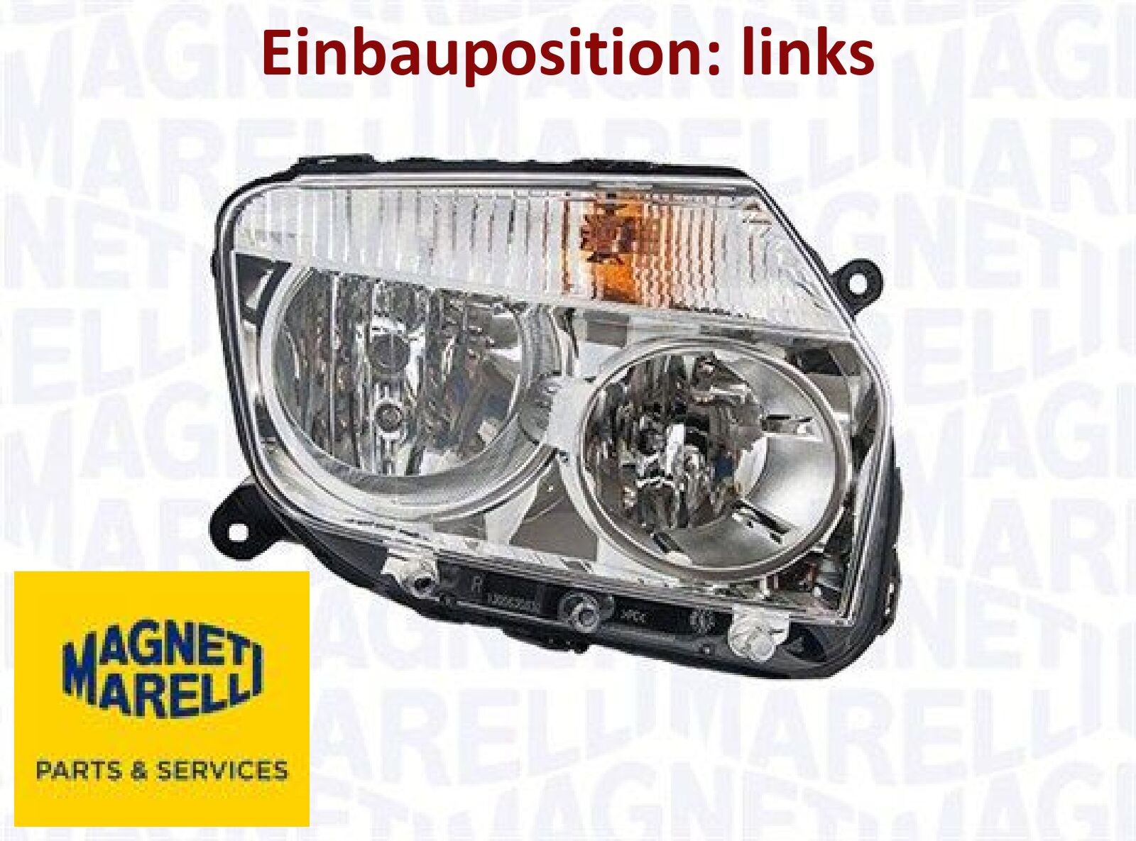 MAGNETI MARELLI 712676512095 Hauptscheinwerfer links Scheinwerfer für Dacia