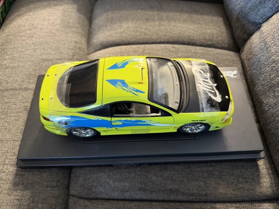 Racing Campions 95 Mitsubishi Eclipse Rápido y Furioso escala 1/18 LEER Foto 2 de 4