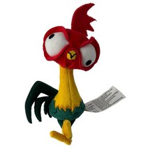 RARE Disney Princess Moana Hei Hei Plush Chicken Rooster Mini Stuffed Animal Toy