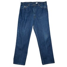 Levi's 505 Orange Tab Regular Straight Leg Blue Jeans 36x28, Vintage