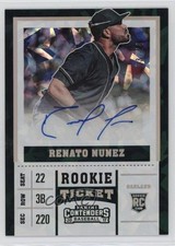 2017 Chronicles Contenders Rookie Cracked Ice Ticket 13/24 Renato Nunez #17 0b2