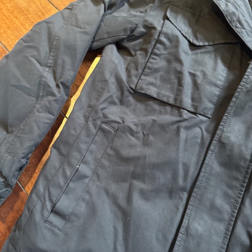 Banana Republic Water Resistant Field Jacket Black Men Med Tall Outerwear Hooded - Picture 4 of 13