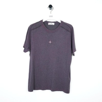 Stone Island Red Dust Colour Treatment T-Shirt - Medium