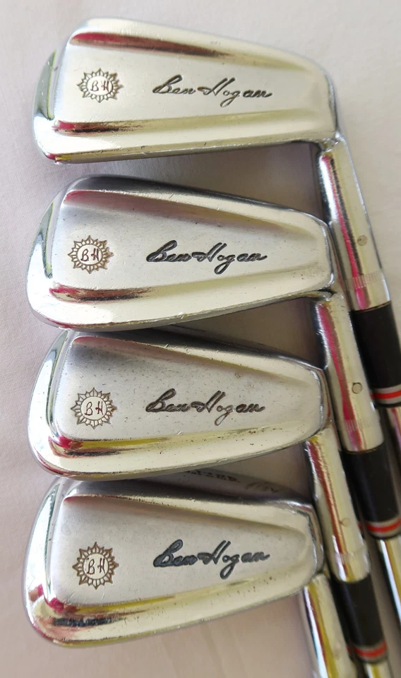 Juego de ejes de acero Ben Hogan 1973 Apex Iron 2-E / #4 Apex / mano derecha Foto 2 de 4