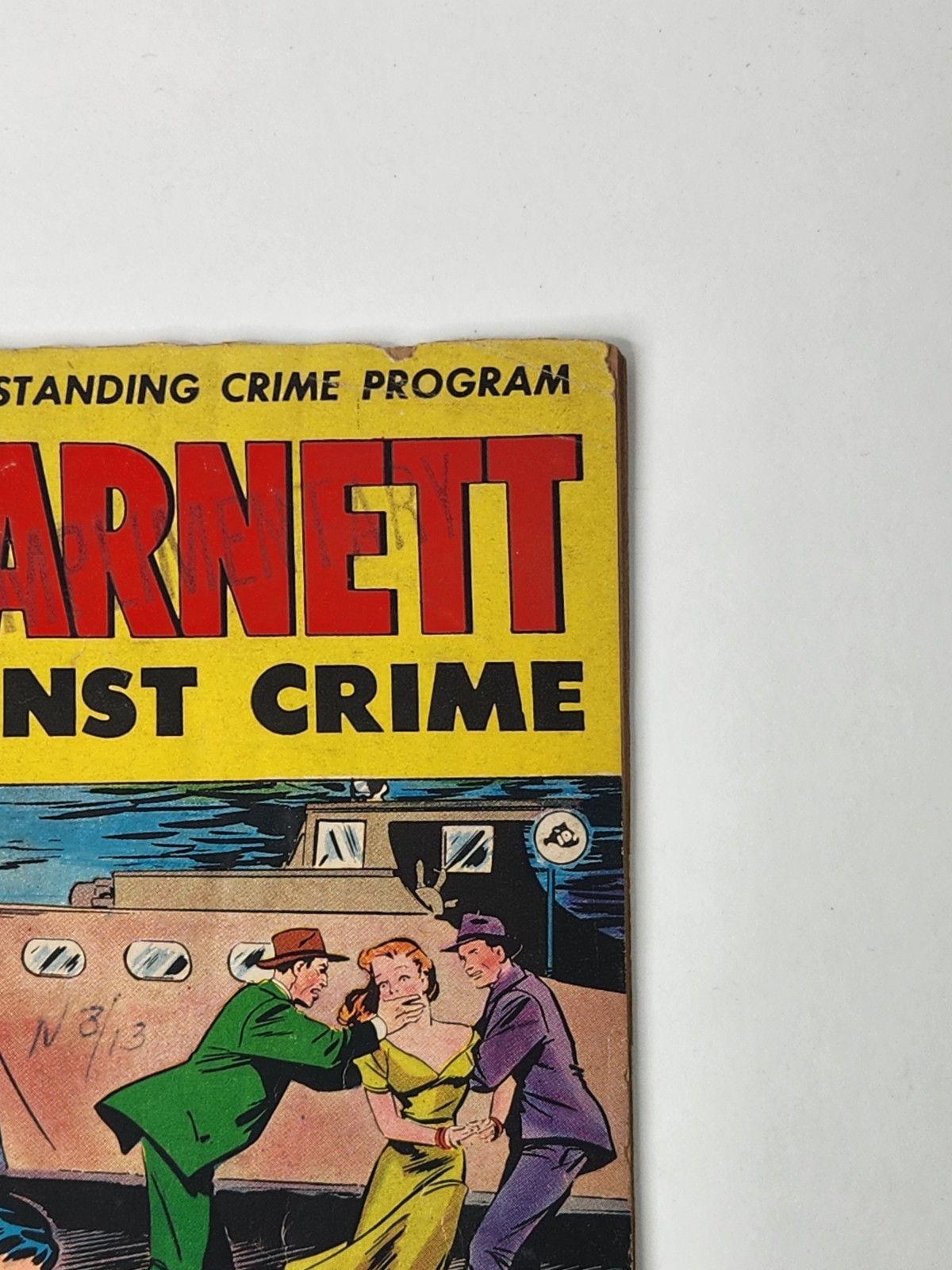 Mike Barnett Man Against Crime 4 Fawcett Publications Pre-Code Golden Age 1952