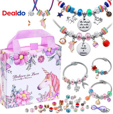 Charm Bracelet Making Kit, a Unicorn Girls Toy That Inspires Creativity and Imag