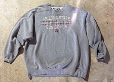 Vintage Starter Arizona State Sun Devils Gray Crewneck Sweatshirt XXL