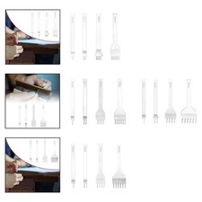 4x DIY Leder Bastelloch schlägt Ledernähte für Uhrenbänder