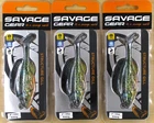 (3) Savage Gear 4" Structure Gill Sinking 3/4 Oz Swimbaits Pumpkinseed Brand New