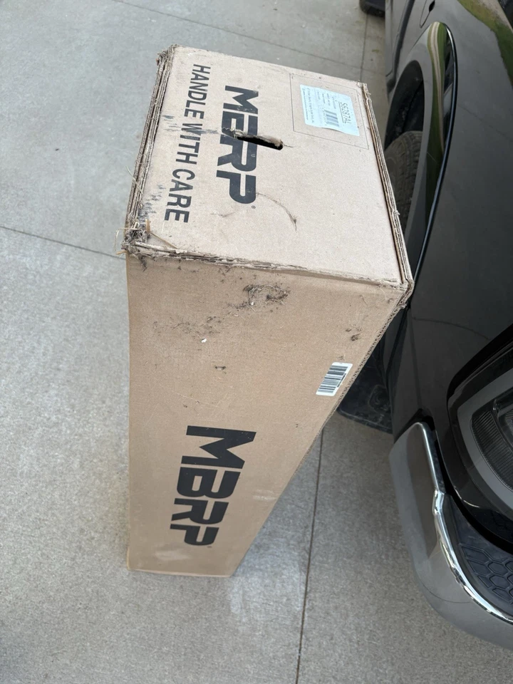 Filtro de escape traseiro MBRP 4" 2011-16 Ford F250 F350 F450 6.7L saída única - Imagem 2 de 2