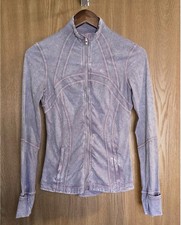 Lululemon Define Jacket Ice Dye Ice Wash Violet Verbena Full Zip Sz 4 RARE