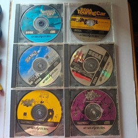 Sega Saturn console ready to play set with 6 luxurious games