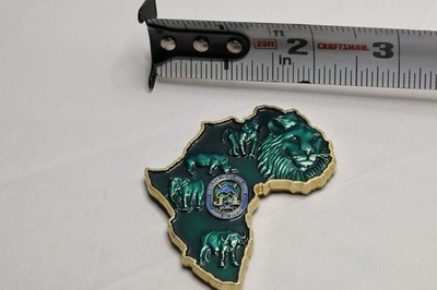 J44 Engineers Combined Joint Task Force J-4 Horn of Africa Challenge Coin