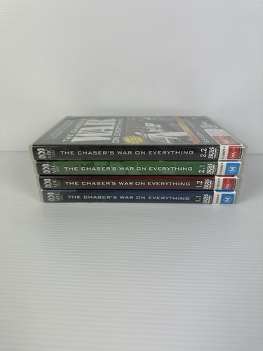 The Chasers War On Everything: Season 1 -2 Eps 1-26 & 1-24 Region 4 DVD VGC - Picture 2 of 6