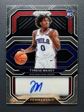 2020-21 Panini Prizm Tyrese Maxey #RP-TMX RC Rookie Signatures Auto
