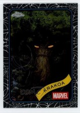 2025 Topps Chrome Marvel Comics Spider Web Refractor /399 Krakoa #180 p8v