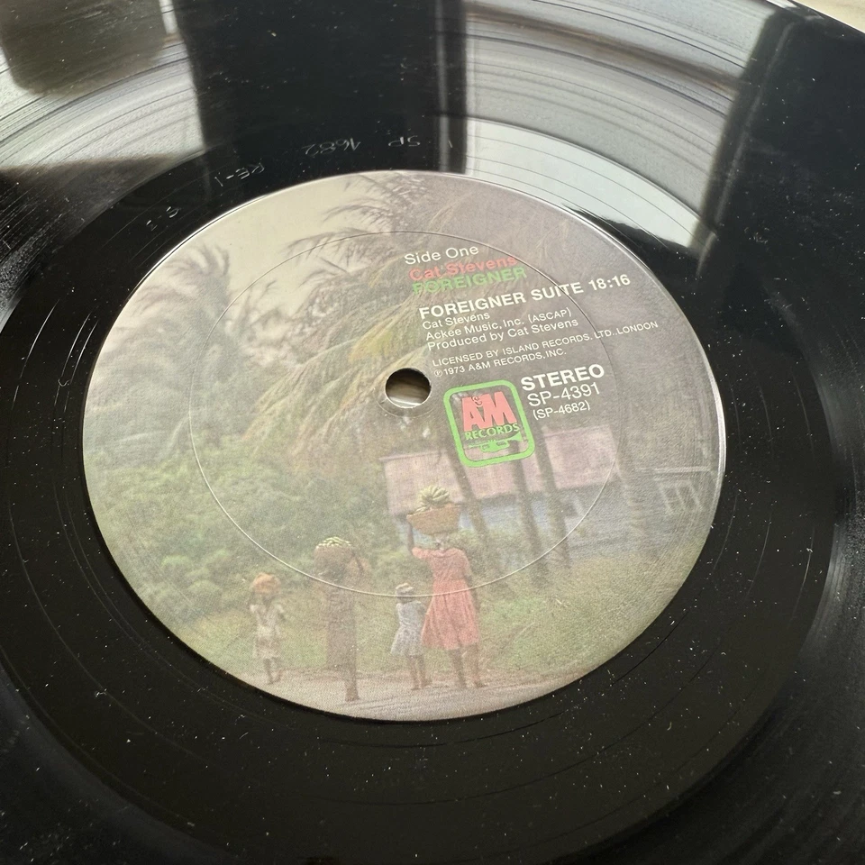 CAT STEVENS Foreigner Original 1973 In Shrink Complete W/Card Sleeves Excellent - Image 3 of 4