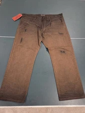 Rivet de Cru Mens Jeans Tobacco Brown Size 44/32 MSRP $138 Free Ship