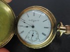 1915 Elgin 320 Pocket Watch, 7j 0s, 14K Gold Filled Hunting, Repair — photo 4