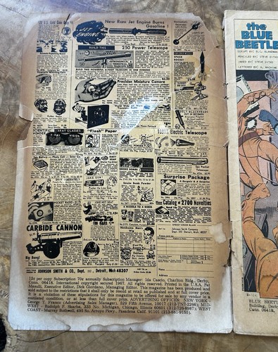 Blue Beetle #1 1st First Appearance Of The Question 1967 Charlton - Picture 7 of 14