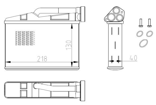 Fits NRF 54409 BMW X5 3.0D 00-  ⭐UK Stock⭐