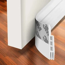 Under Door Sweep Weather Stripping Door Draft Stopper Blocker Strong Adhesive