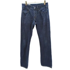 Loomstate Organic Cotton Jeans W31 Dark Wash Button Fly USA Made Eco Minimalist