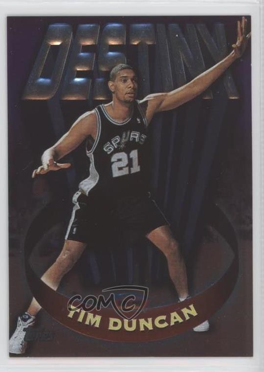 1997-98 Topps Destiny Tim Duncan #D8 HOF 11jf