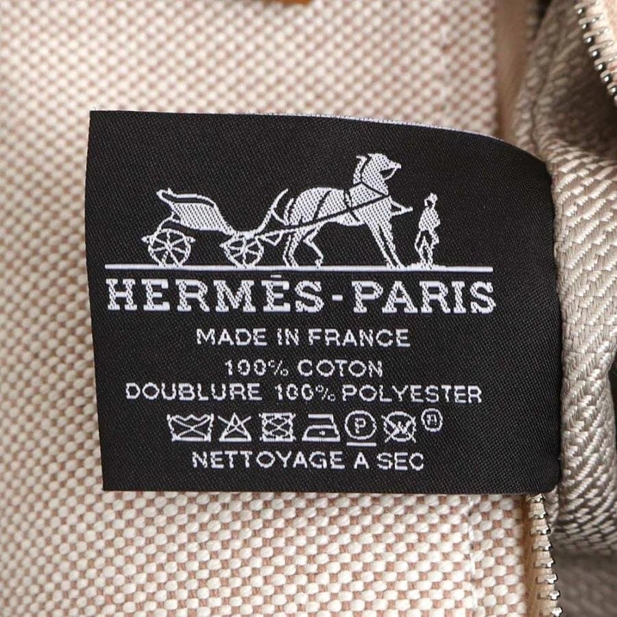 HERMES ZIGZAG Bride-a-Brac PM Cotton Canvas — image 8