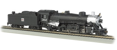 Bachmann 54404 HO WP 2-8-2 Mikado Steam Loco & Tender #302 (DCC Ready)