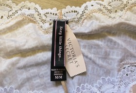 NWT Vintage Victoria's Secret Sexy Little Things Smooth Lace Cheeky Panties M