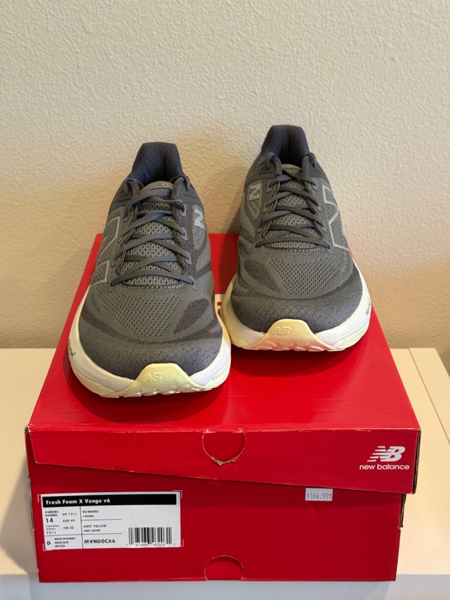 Size 14 - Men's New Balance Fresh Foam X Vongo v6 Harbor Grey