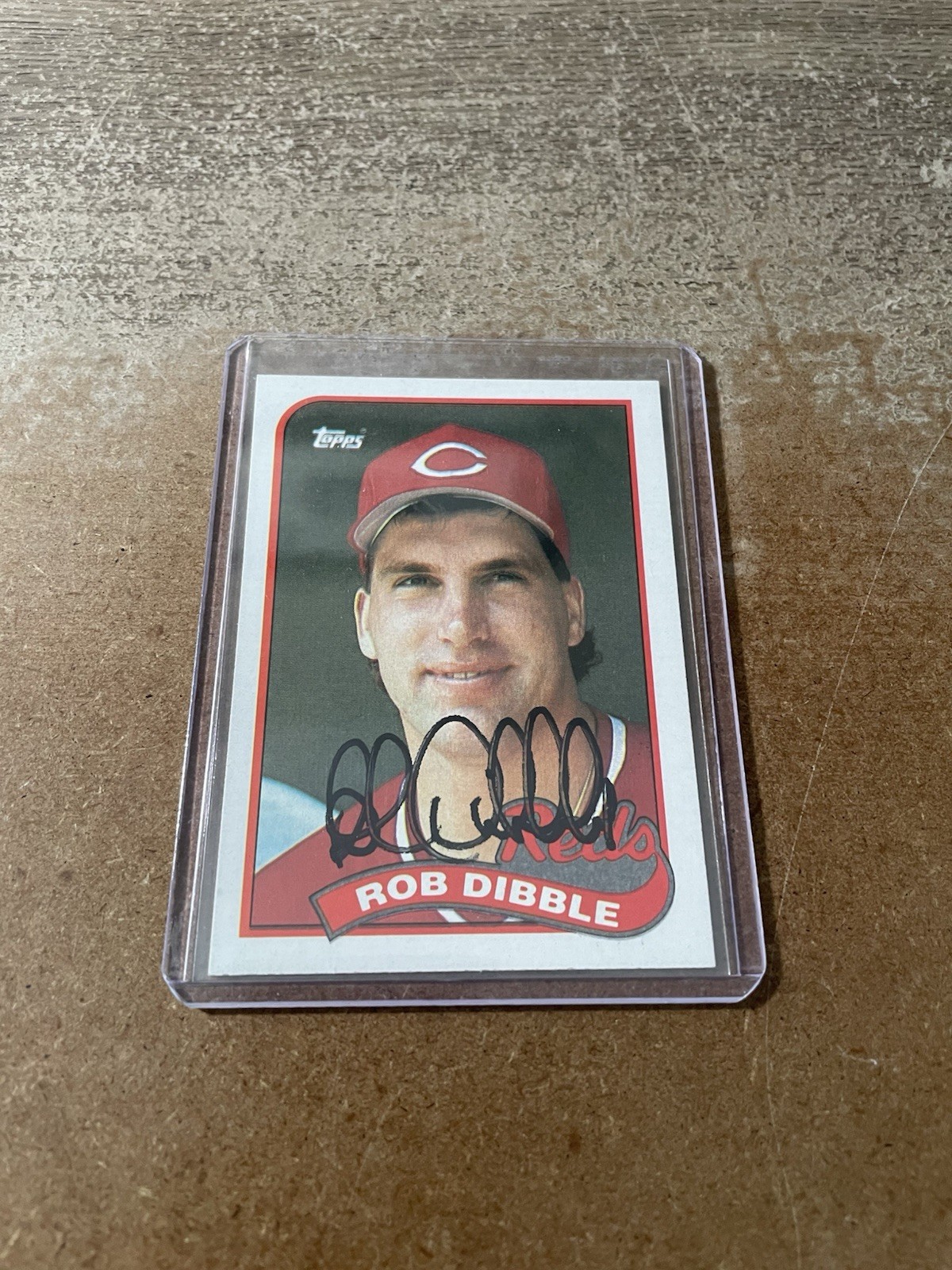 1989 Topps - Rob Dibble #264 AUTO AUTOGRAPHED SIGNED CINCINNATI REDS