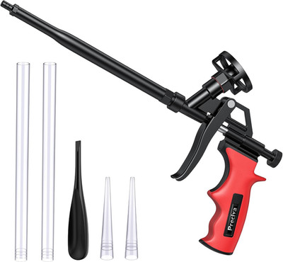 Foam Gun, Professional Foaming Gun Heavy Duty PU Expanding Foam Gun Caulking Gun
