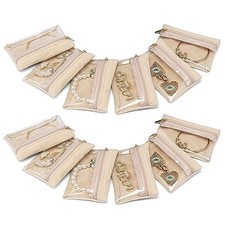 Jewelry Travel Case,Travel Jewelry Organizer with Clear Velvet A.12 Bag