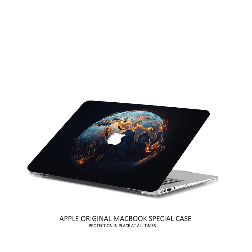 Earth MacBook Case for Air Pro Stylish Apple Protection Cover M5 2025 14in 16in - Изображение 2 из 4
