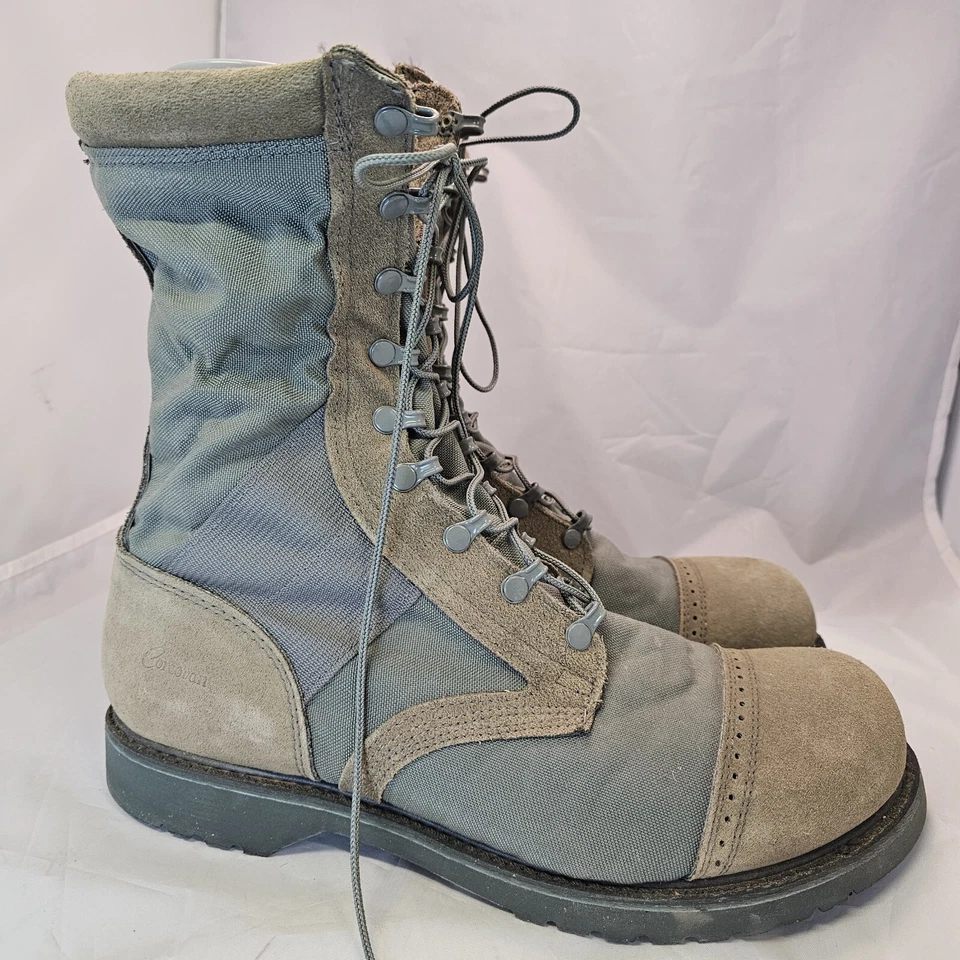 Botas de Merodeador de Seguridad Corcoran Sage Roughout Tácticas Verde Salvia Hechas en EE. UU. **LEER Foto 4 de 4