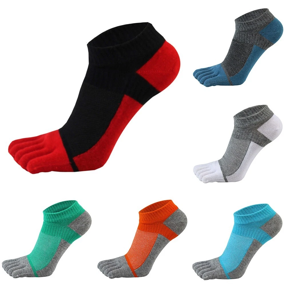 Chaussettes doigts pour hommes en coton pur id ales pour les
