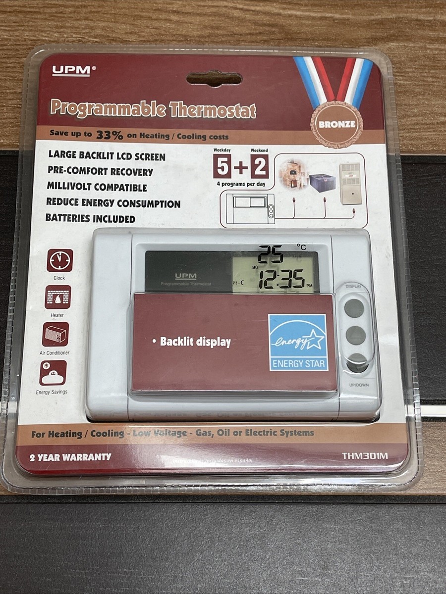 Old Programmable Ac Thermostat 4D Honeywell 97-4543 Rev B