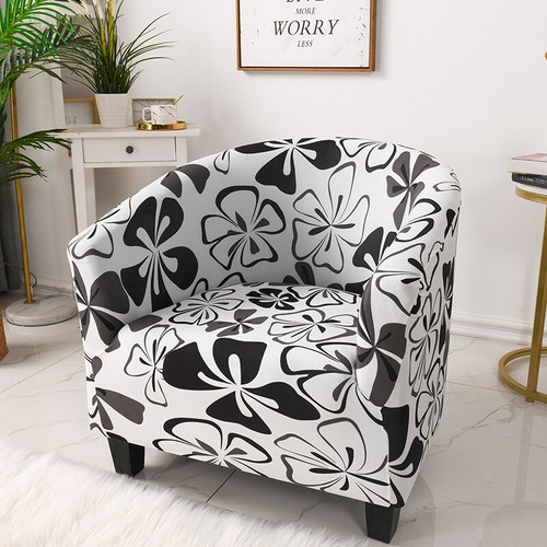 Colorful Stretch Flower Leaves Sofa Cover Tub Chair Cover Furniture Protector - Picture 5 of 40