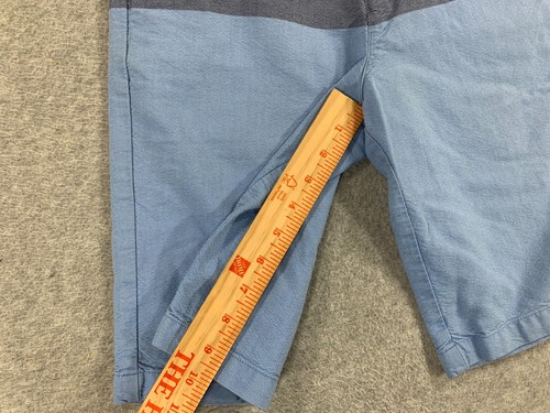 Vineyard Vines 2 Tone Casual Cotton Shorts (Boy's Size 18) Blue - Picture 7 of 11