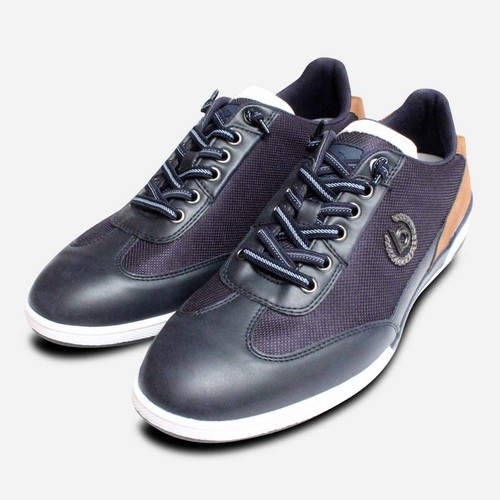 Bugatti Designer Navy Blue Trainers 