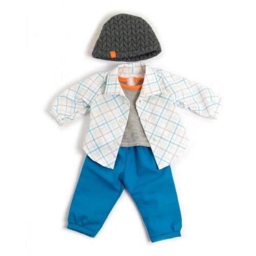 Miniland Doll Clothes Blue Spring Set 38cm - Foto 1 di 1