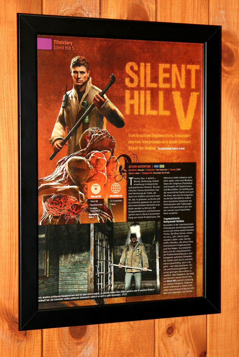 2008 SILENT HILL HOMECOMING Xbox PS3 Video Game = Promo Art Print AD /  POSTER