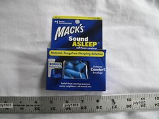12 Pair Mack's Sound Asleep Ear Plugs Travel Case Extreme Comfort NRR32 (1x12pk)