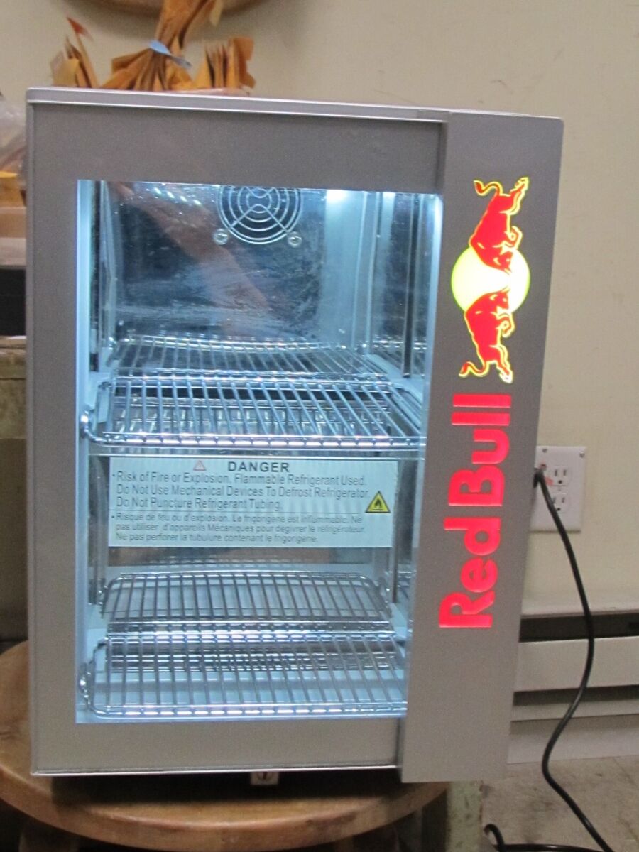 Red Bull Mini Fridge Baby Cooler 2020 RB-BC-2020 Eco LED