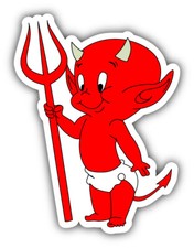 Little Devil Car Bumper Sticker Decal Little Devil Car Bumper Sticker Decal