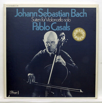 PABLO CASALS ⸺ JS BACH the 6 suites for cello solo ⸺ DACAPO