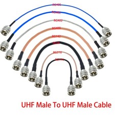 UHF male To UHF male PL259 connector Lot RF RG174 RG316 RG58 RG400 RG402 Cable